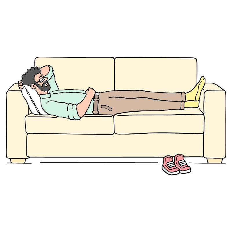 Rest Nap Illustration from Bruxelles Set