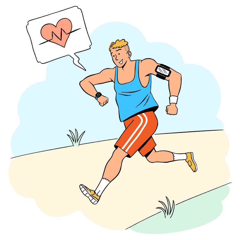 Smart Wearables Illustration from Bruxelles Set