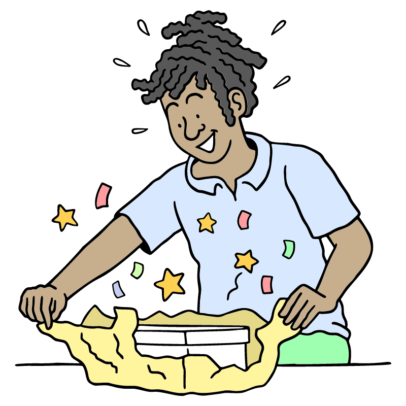 Unboxing Product Illustration from Bruxelles Set