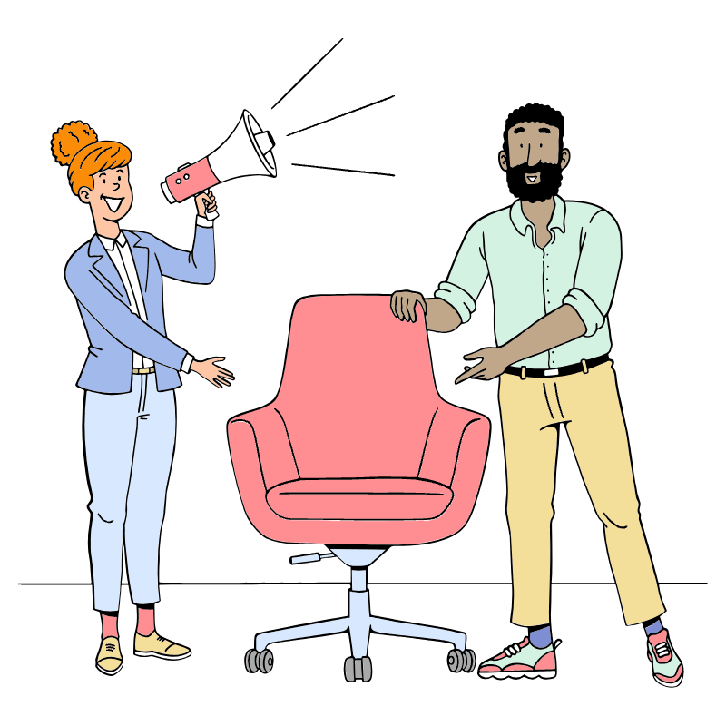 We Re Hiring Illustration from Bruxelles Set