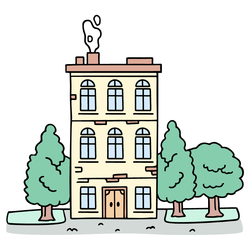 Building 1 Illustration from Bruxelles Set