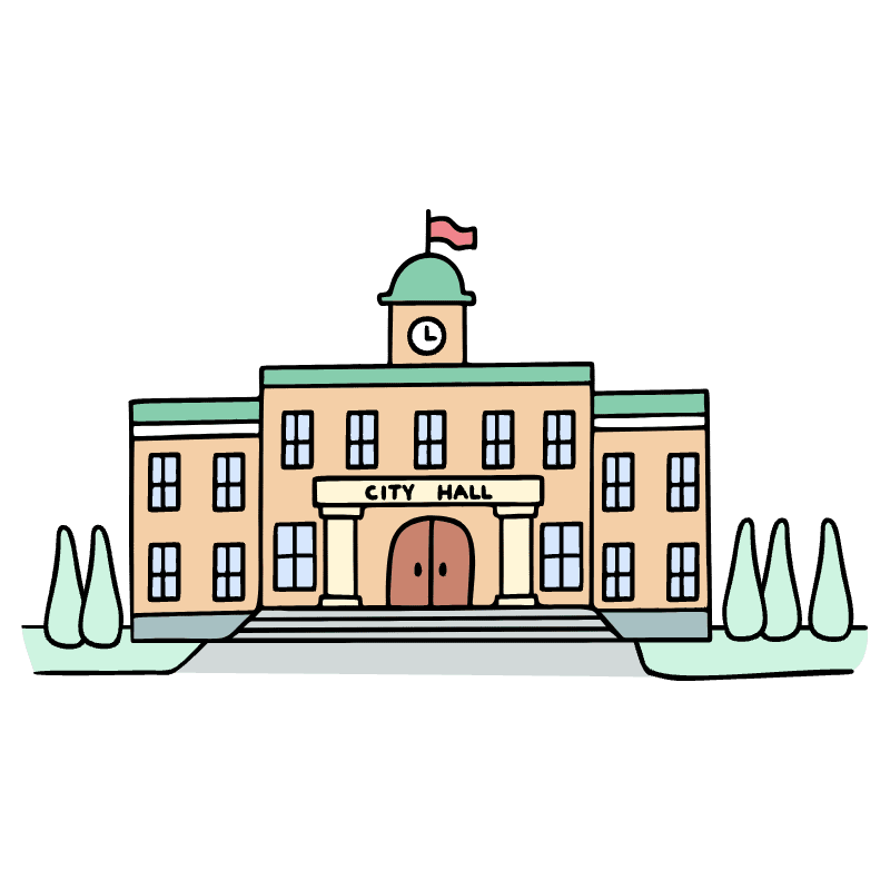 City Hall 1 Illustration from Bruxelles Set