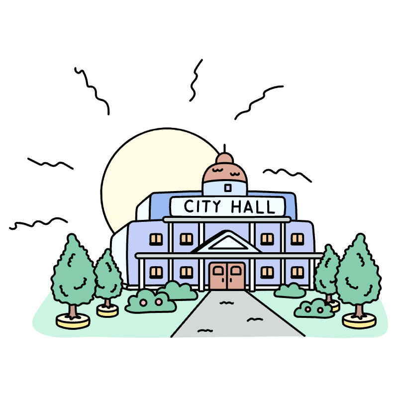 City Hall 3 Illustration from Bruxelles Set