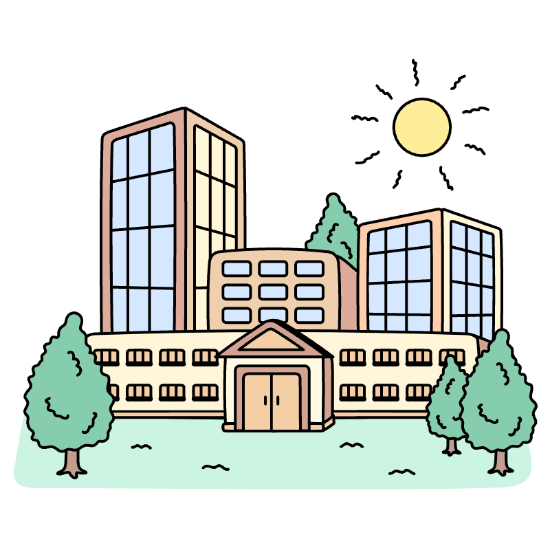 College University 1 Illustration from Bruxelles Set