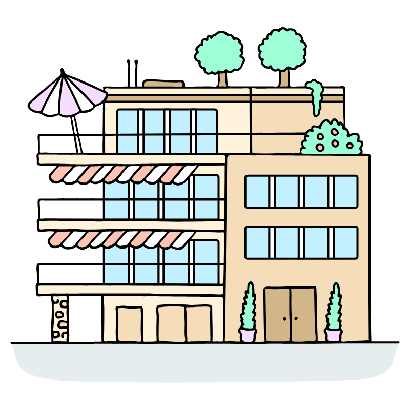 Condominium 3 Illustration from Bruxelles Set