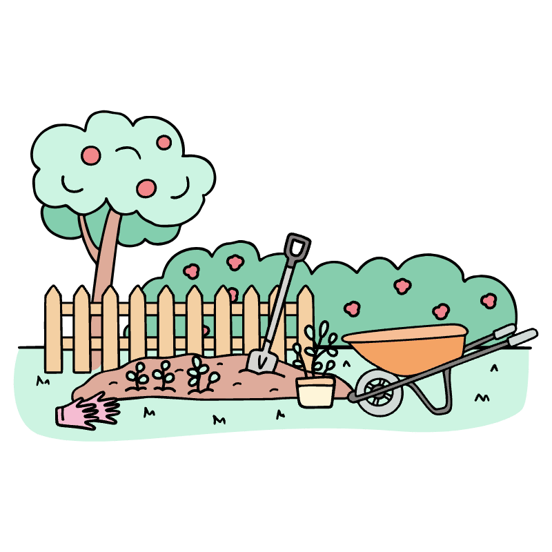 Garden 1 Illustration from Bruxelles Set