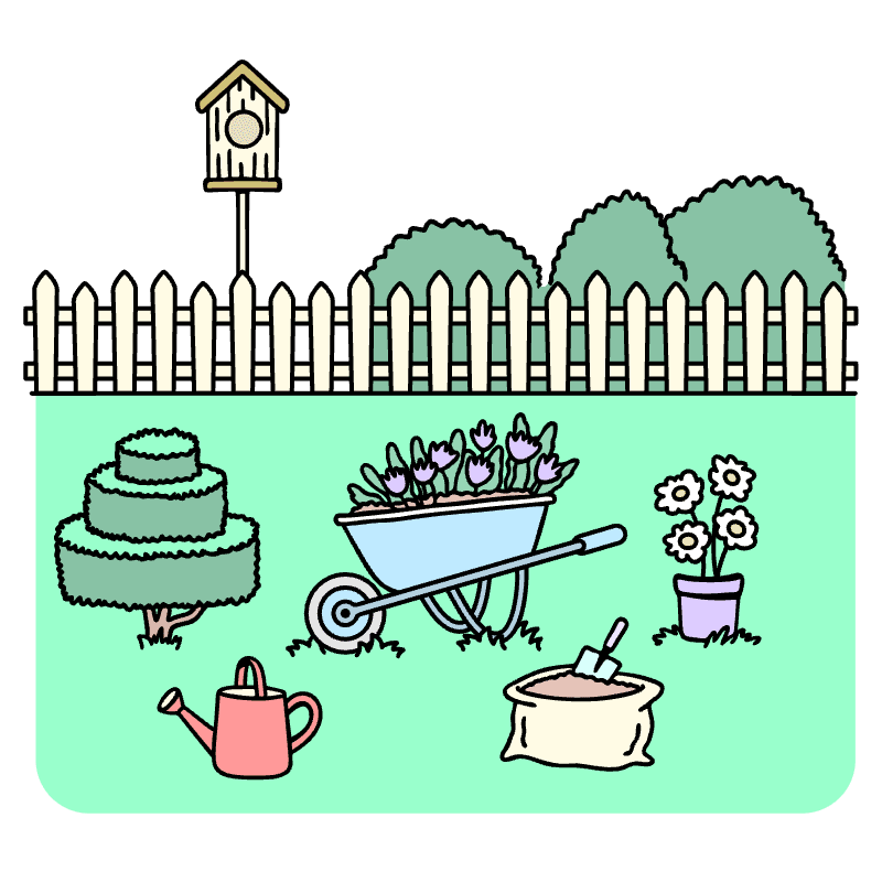 Garden 2 Illustration from Bruxelles Set
