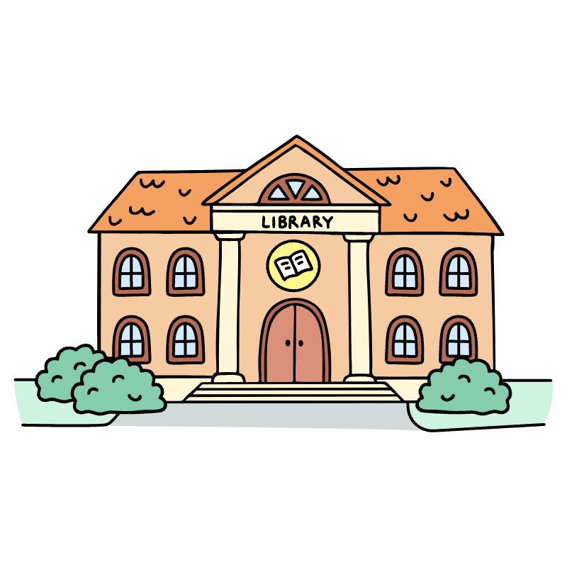 Library 1 Illustration from Bruxelles Set