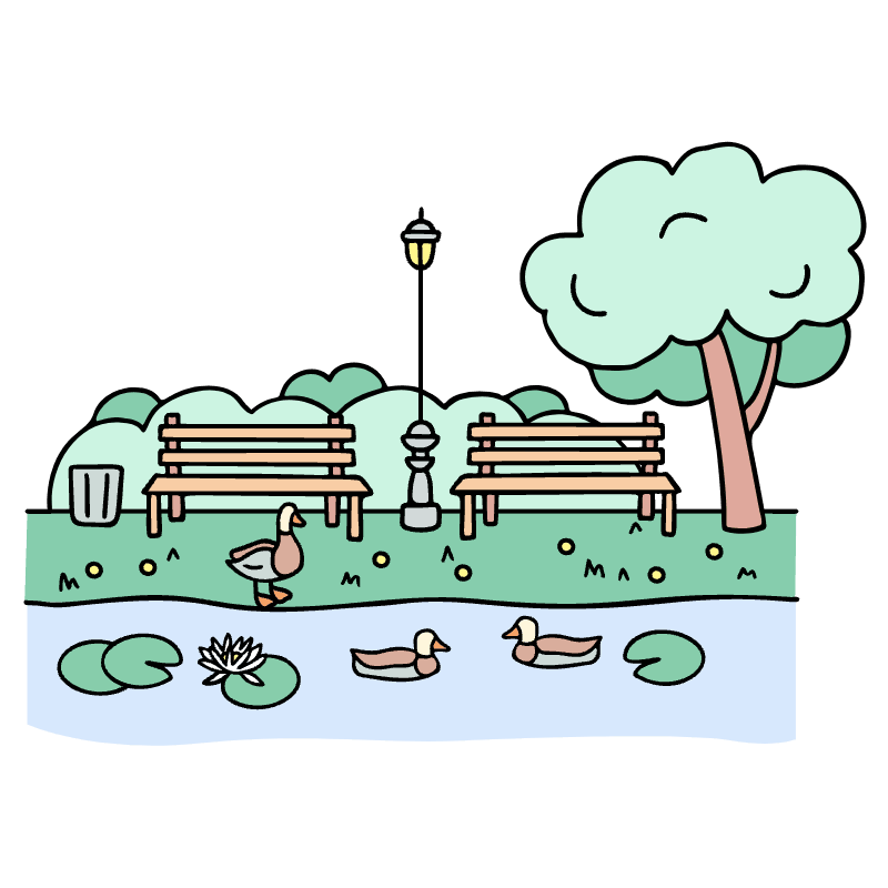 Park 1 Illustration from Bruxelles Set