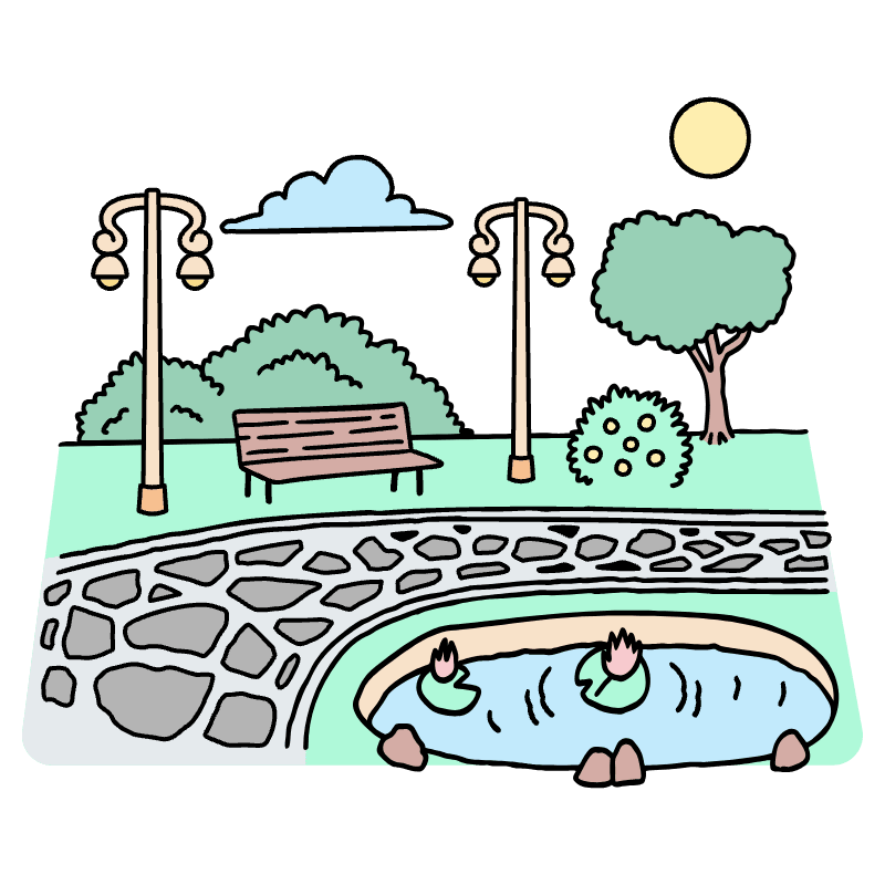 Park 2 Illustration from Bruxelles Set