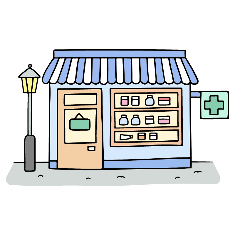Pharmacy 1 Illustration from Bruxelles Set