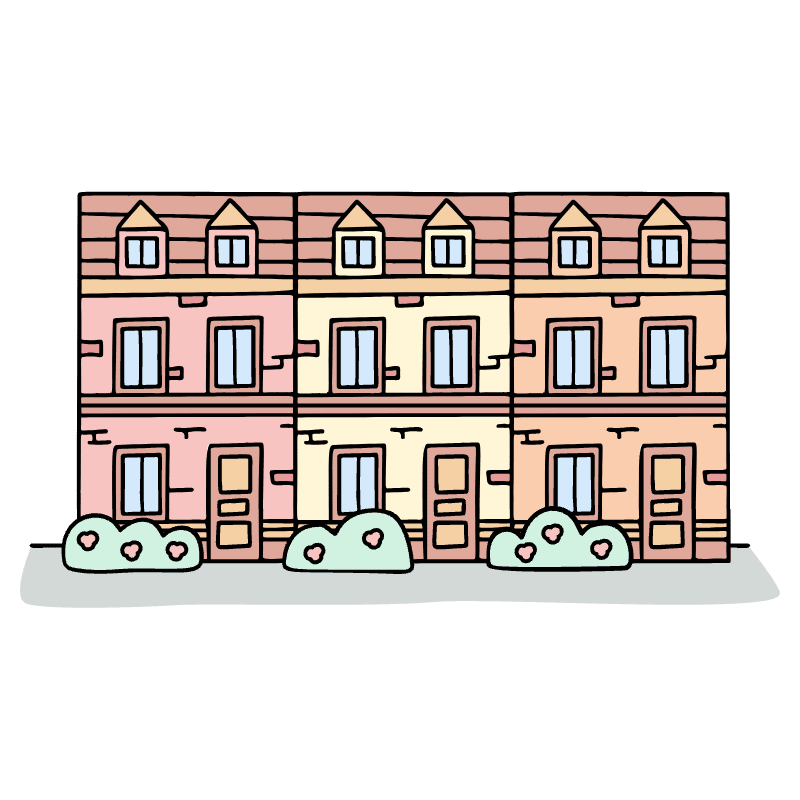 Town House 1 Illustration from Bruxelles Set