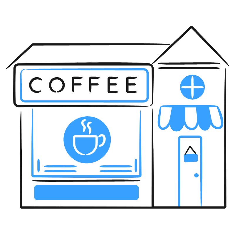 Coffee Shop 2 Illustration from Brooklyn Set