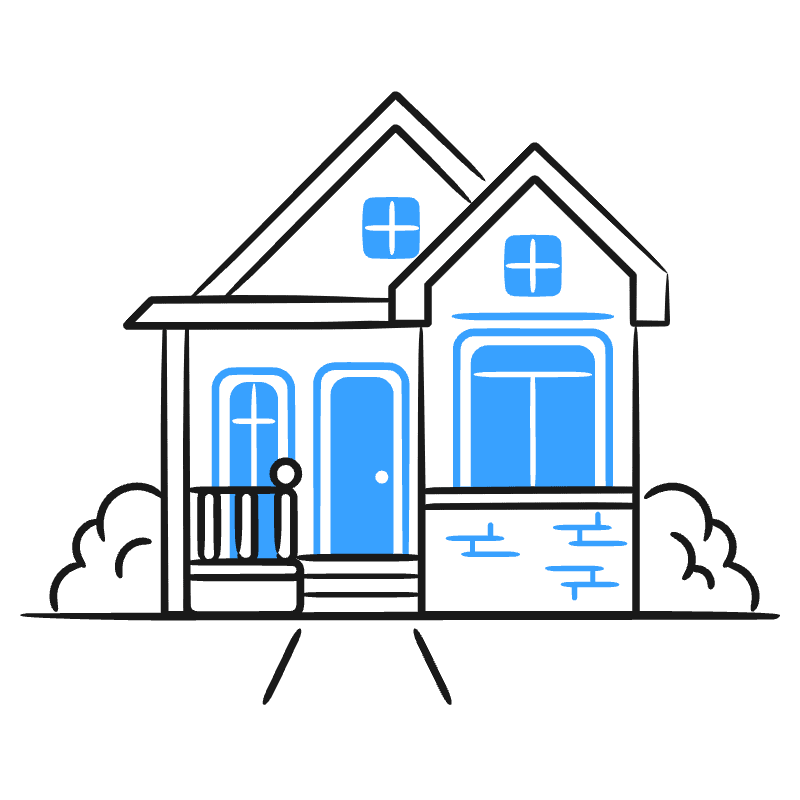 House 2 Illustration from Brooklyn Set