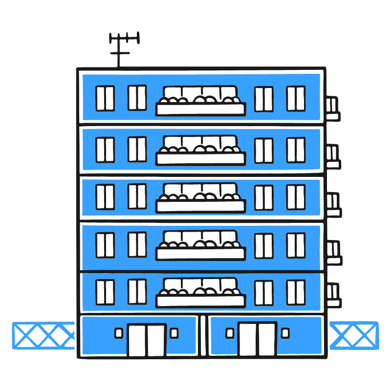 House Illustration from Brooklyn Set