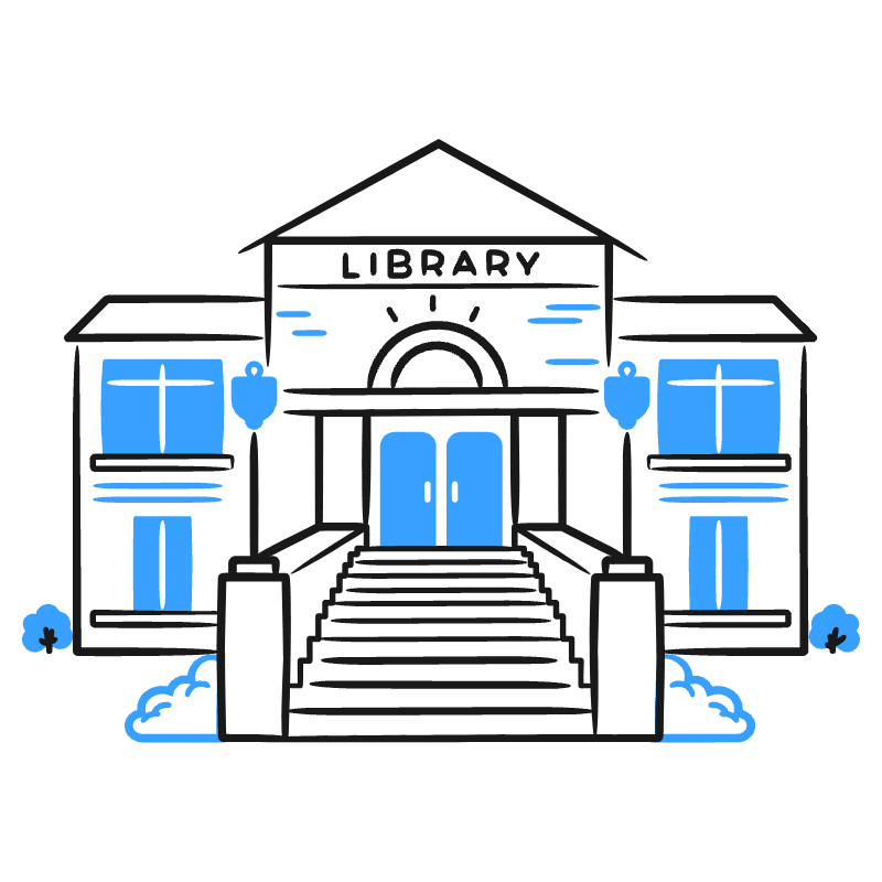 Library 2 Illustration from Brooklyn Set