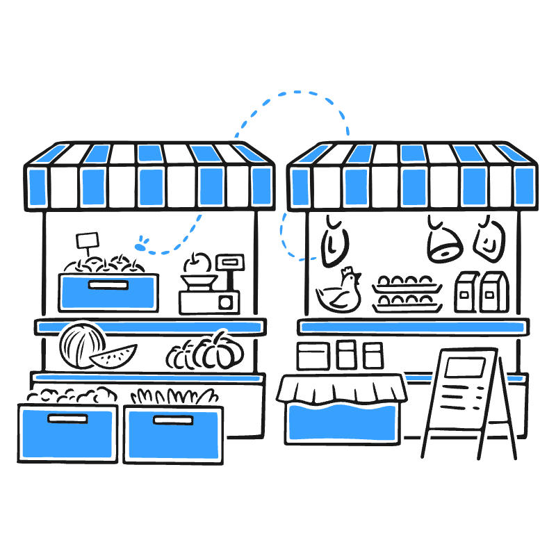 Market 1 Illustration from Brooklyn Set