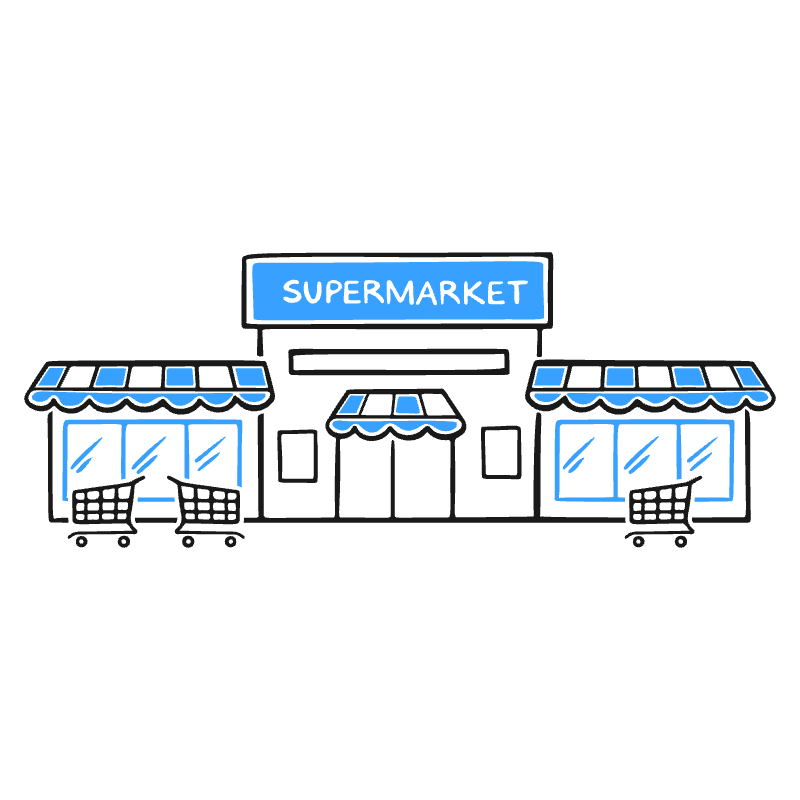 Supermarket 1 Illustration from Brooklyn Set