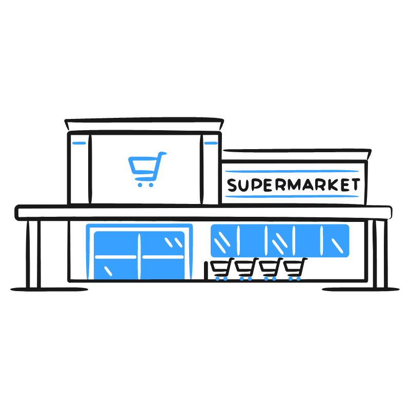 Supermarket 2 Illustration from Brooklyn Set