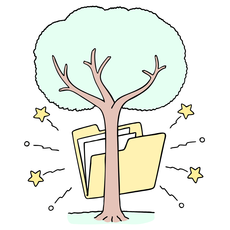 Hidden Files Illustration from Bruxelles Set