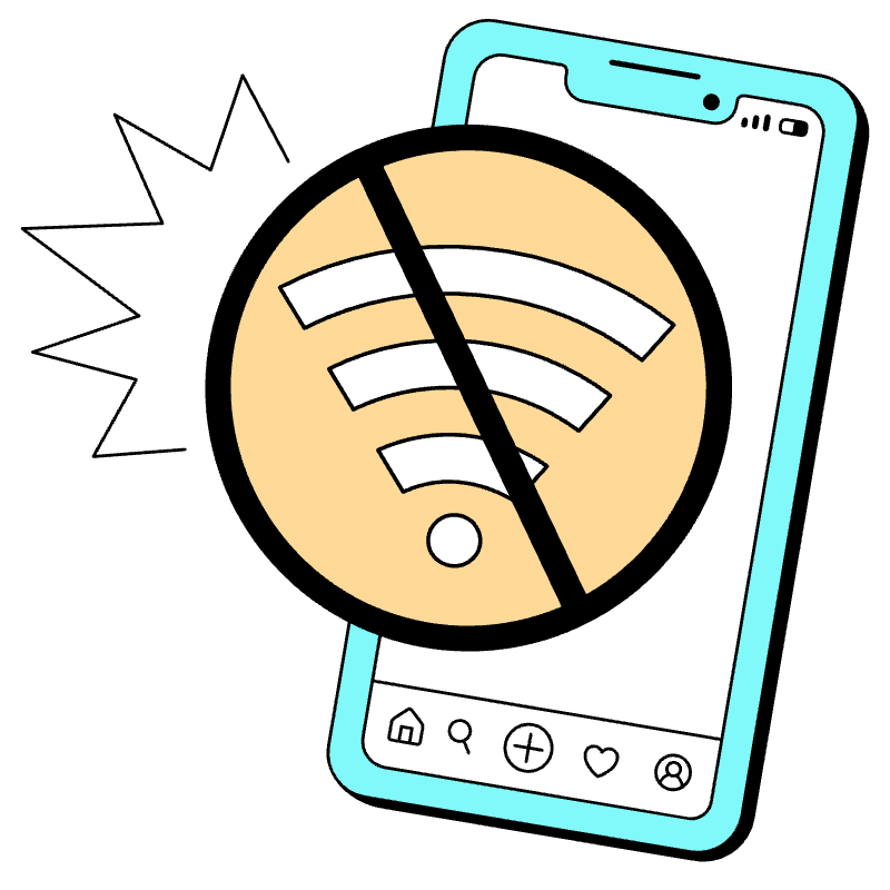 No Connection Illustration from London Set