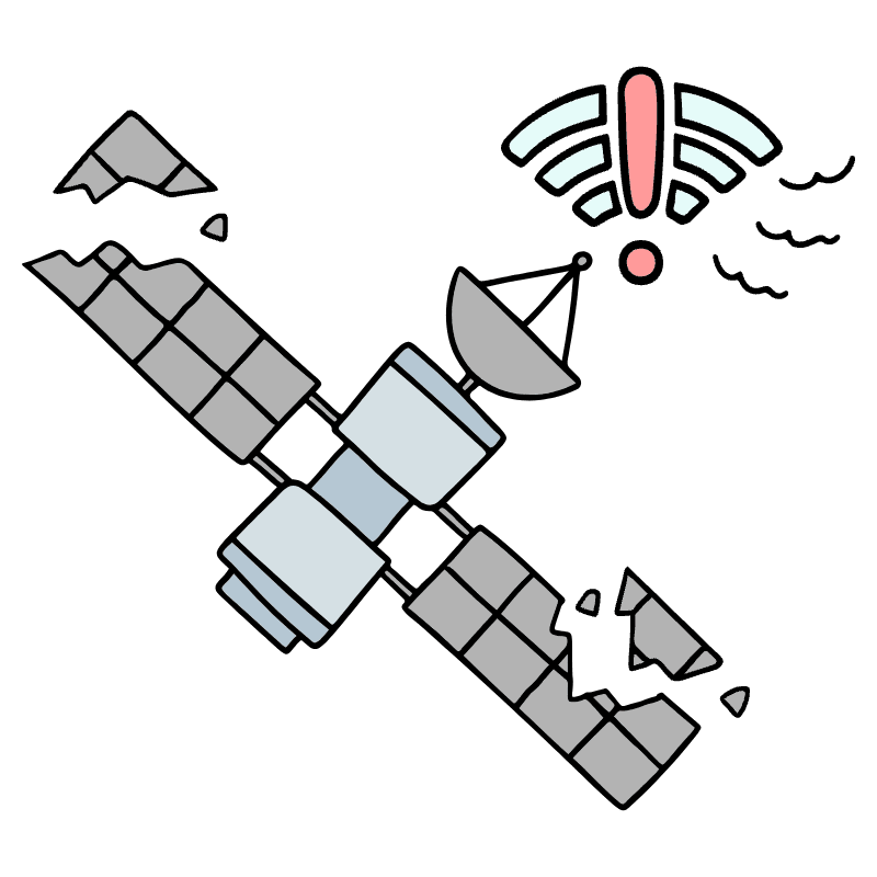 No Internet Illustration from Bruxelles Set