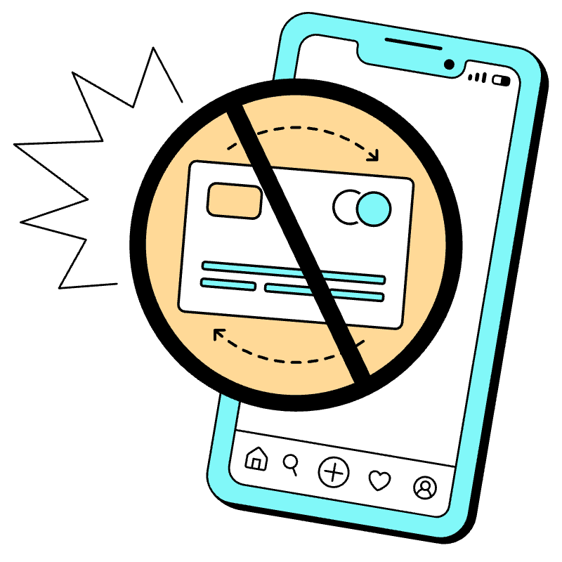 No Transactions Illustration from London Set