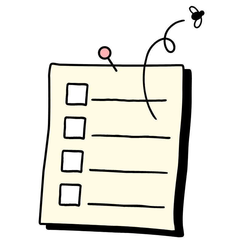 To Do List No Tasks Illustration from Bruxelles Set