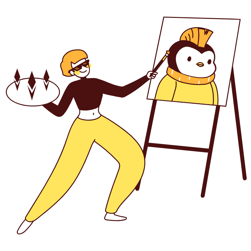 NFT Artist Illustration from Lagos Set