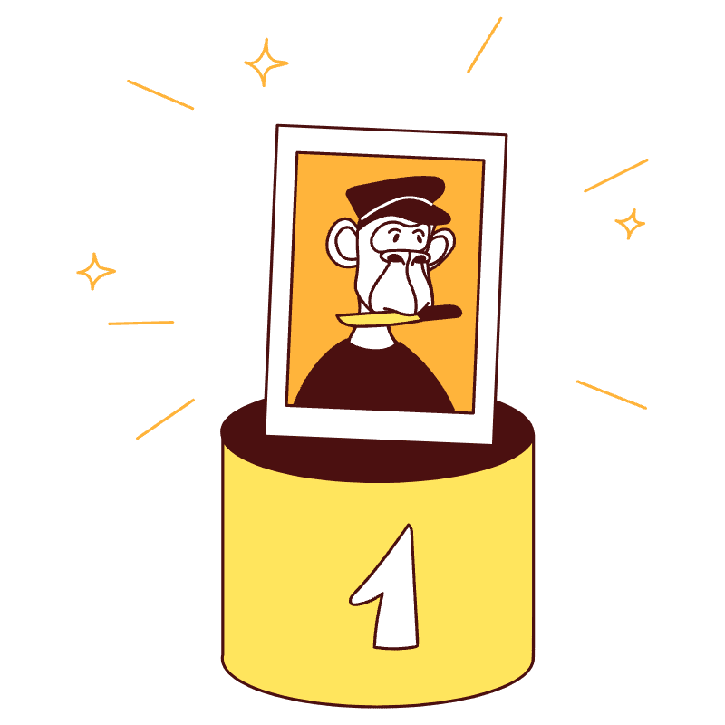 NFT Limited Edition Illustration from Lagos Set