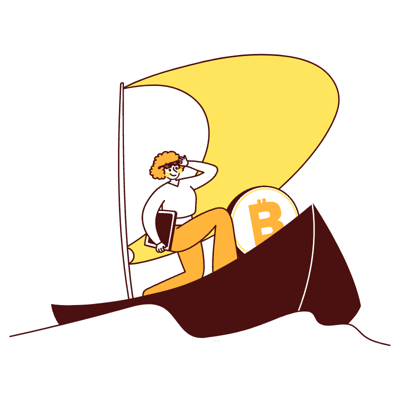 NFT Marketplace Opensea Illustration from Lagos Set