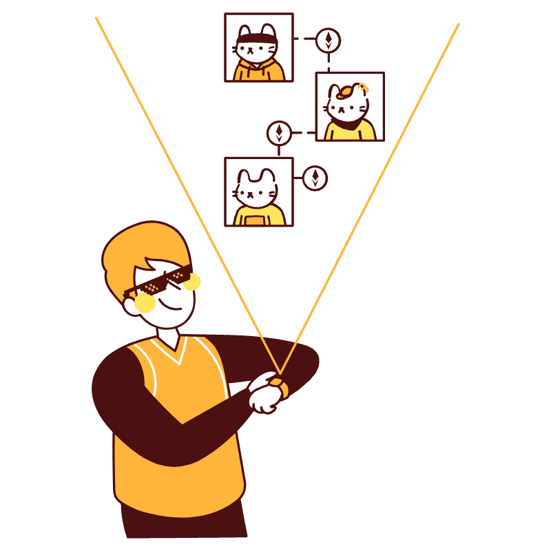 NFTs Illustration from Lagos Set