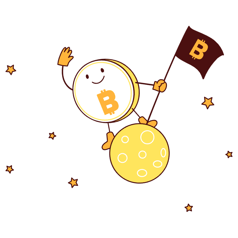 To The Moon Illustration from Lagos Set