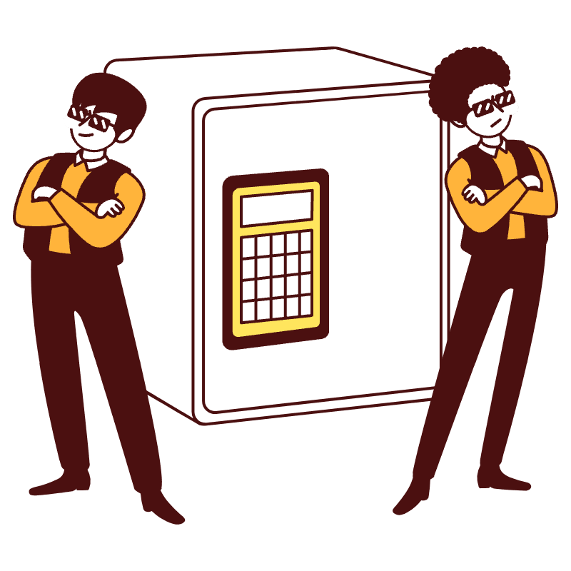 Security Illustration from Lagos Set