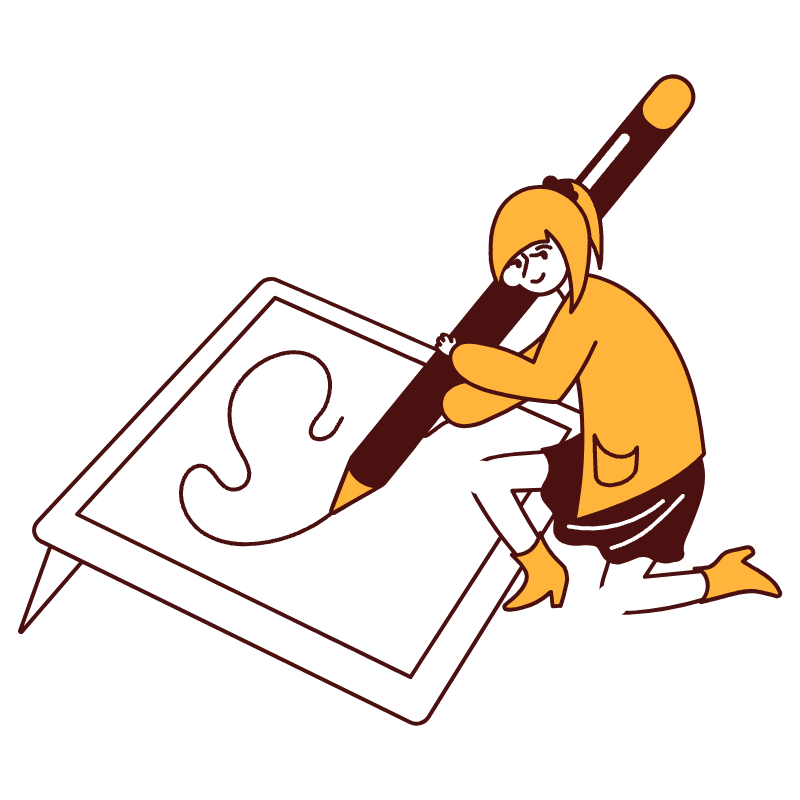 Illustrator Drawing Illustration from Lagos Set