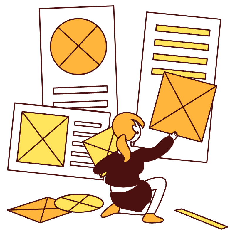 Wireframe Illustration from Lagos Set