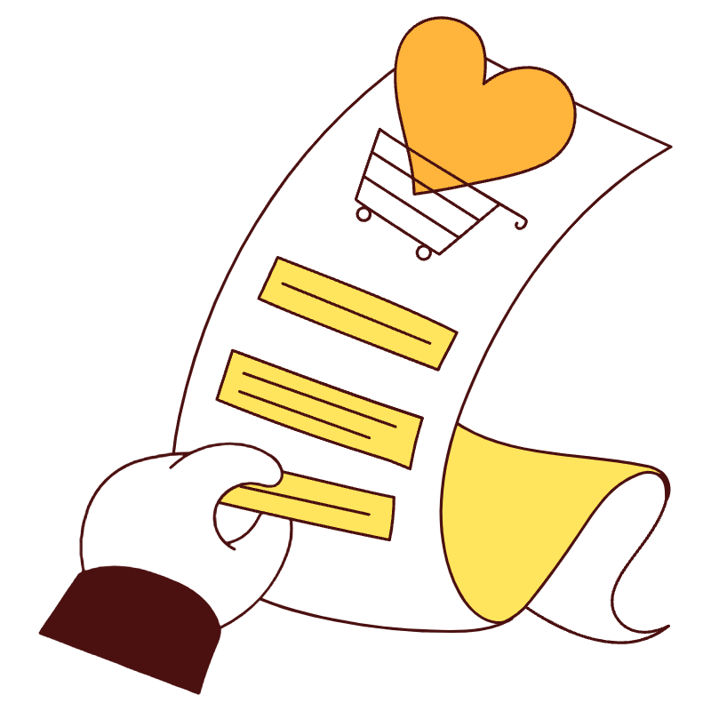 Add To Wishlist Illustration from Lagos Set