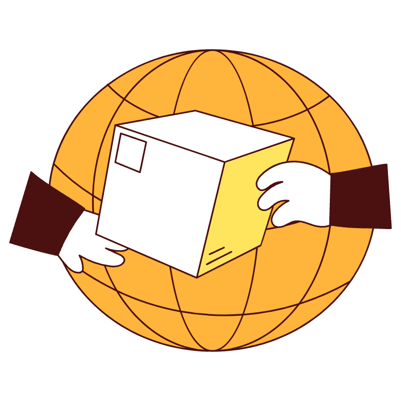 International Shipping 1 Illustration from Lagos Set