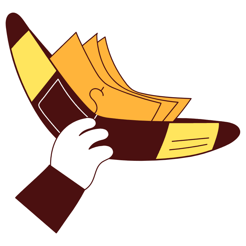 Return Exchange Policy Illustration from Lagos Set