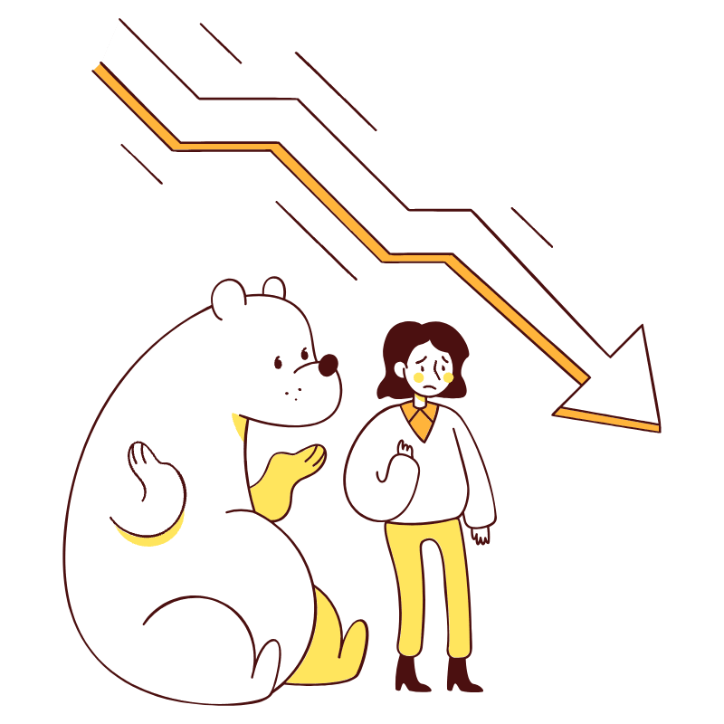 Bear Market 1 Illustration from Lagos Set