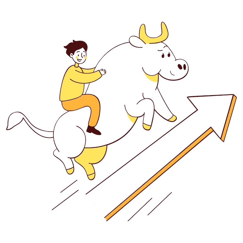 Bull Market 1 Illustration from Lagos Set