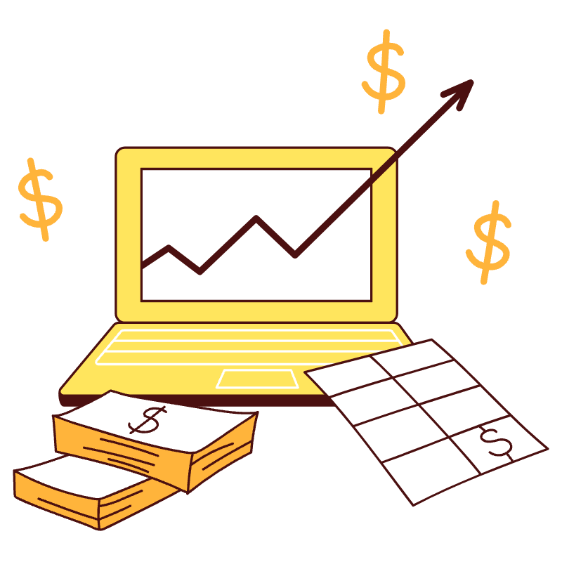 Financial Data Illustration from Lagos Set