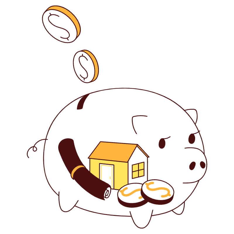 Saving For The Future 2 Illustration from Lagos Set