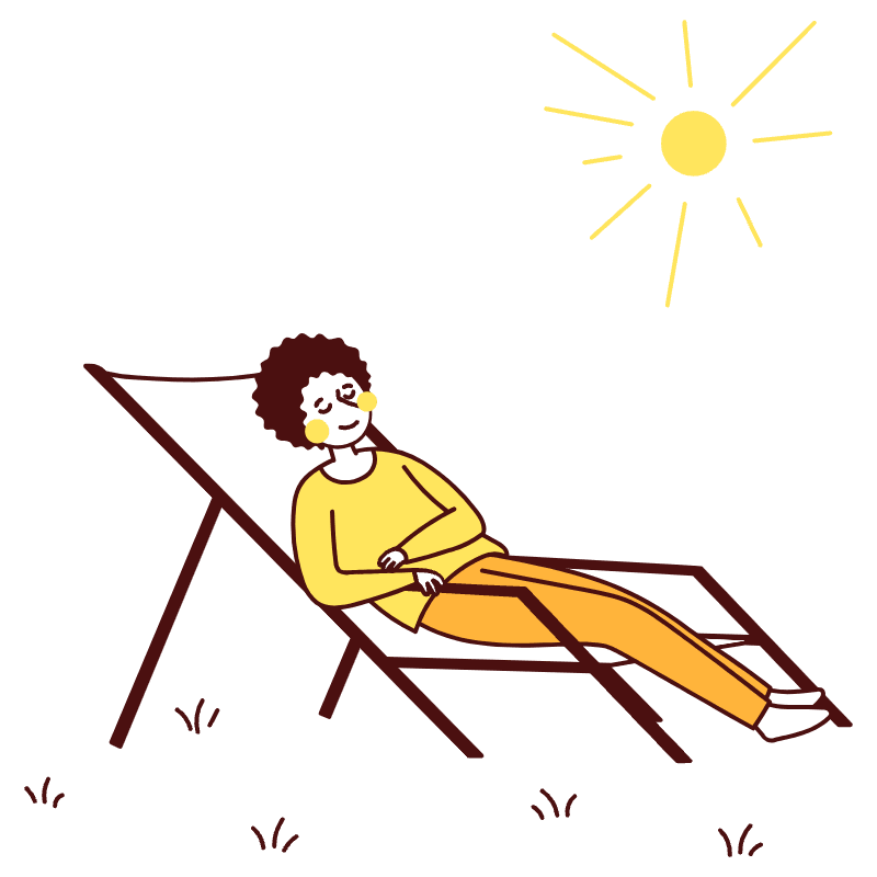 Being At Peace Illustration from Lagos Set