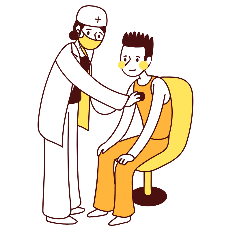 Checkup Illustration from Lagos Set