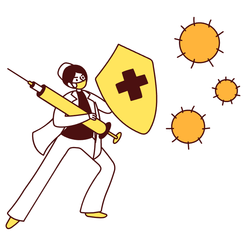 Doctor Nurse Illustration from Lagos Set