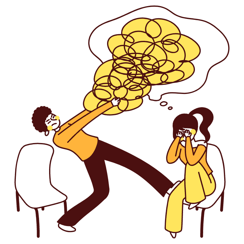 Therapy Counseling Illustration from Lagos Set