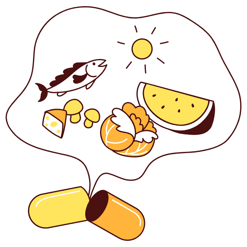 Vitamins Illustration from Lagos Set