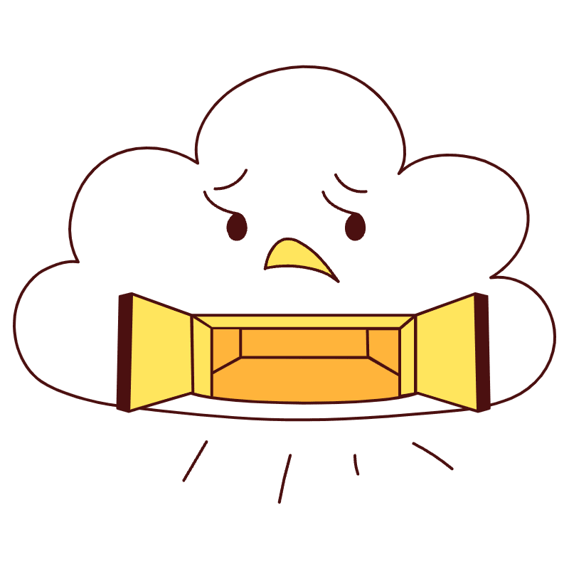 Empty State Cloud Service No Files Illustration from Lagos Set