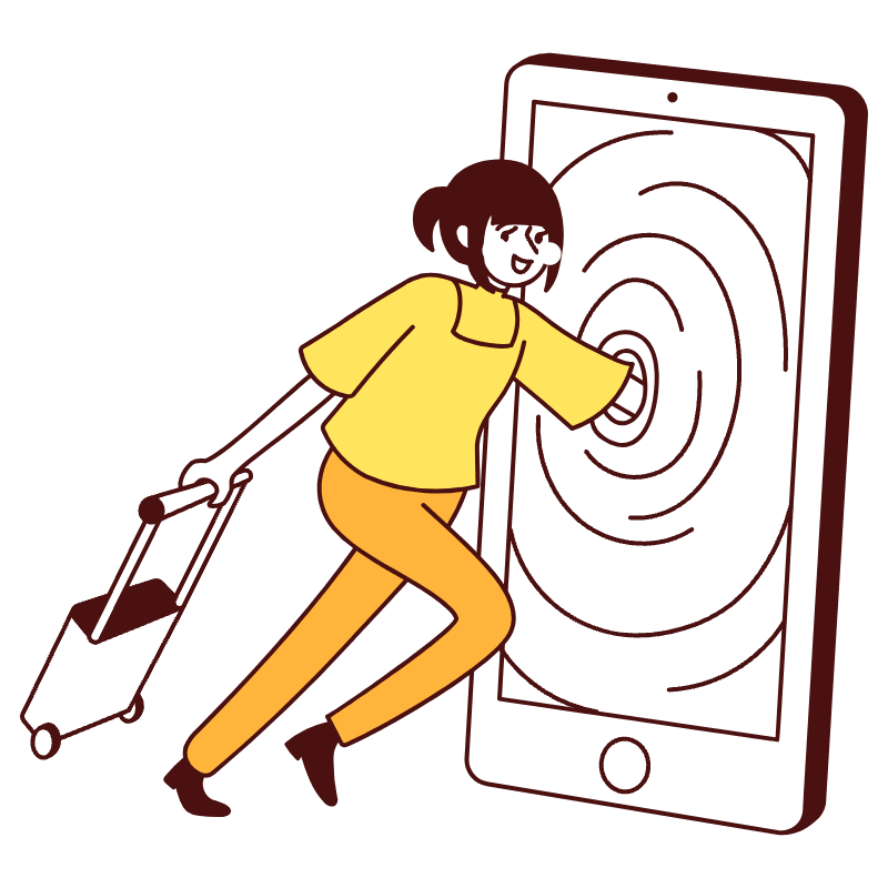 Logged In Illustration from Lagos Set